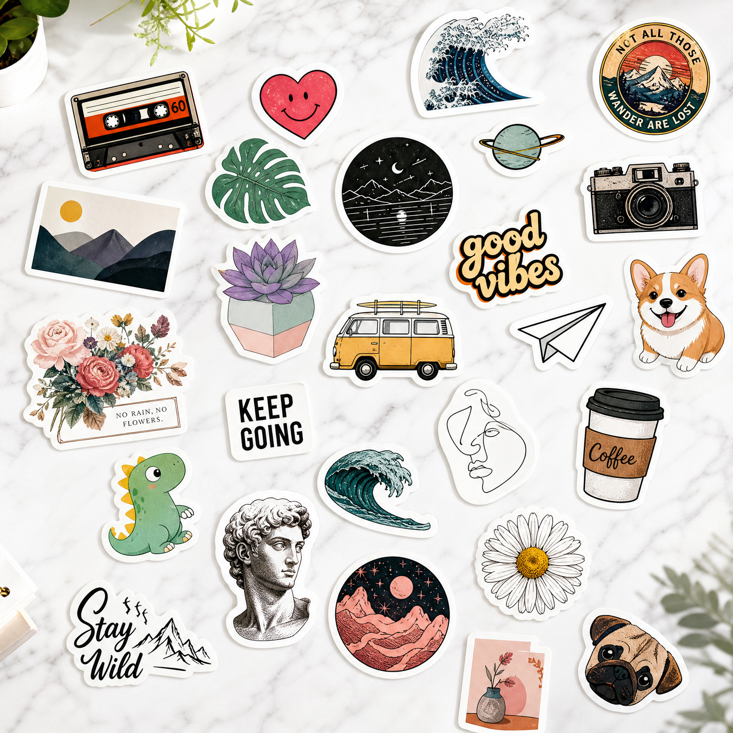 Custom Vinyl Stickers – Die-Cut Waterproof Stickers for Branding, Packaging & Business