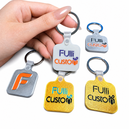 Custom 3D Printed Logo Keychain | Personalized Business Logo Keychain | Custom Text & Artwork | Promotional Gift
