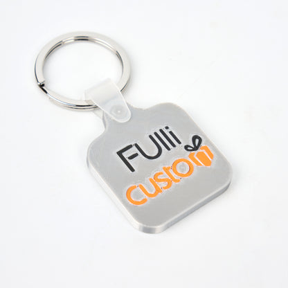 Custom 3D Printed Logo Keychain | Personalized Business Logo Keychain | Custom Text & Artwork | Promotional Gift