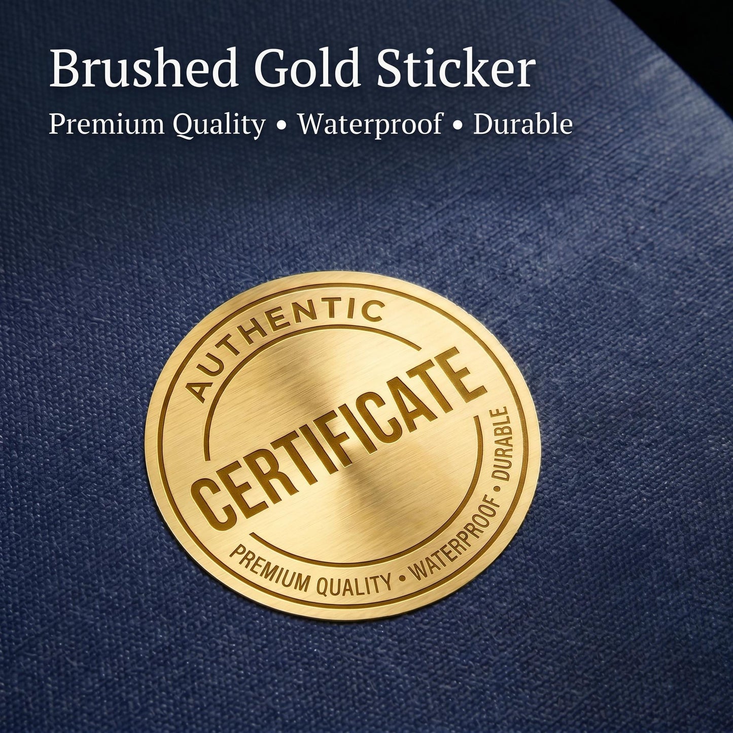 Custom Clear Metal Stickers _ Made to Order _ Gold Silver Foil _ Embossed Printed Clear _ Your Logo