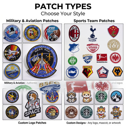 Custom Embroidered Patch | Personalized Patch | Military Patch, Tactical Patch, Sports Badge, Logo Patch, Velcro Patch