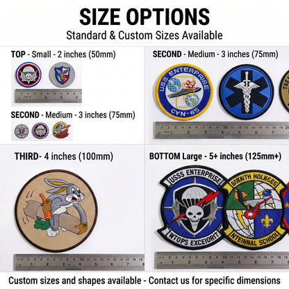 Custom Embroidered Patch | Personalized Patch | Military Patch, Tactical Patch, Sports Badge, Logo Patch, Velcro Patch