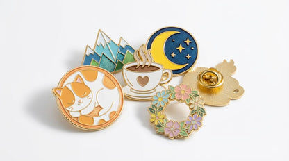 Custom Enamel Pin From Your Design _ No Minimum Order _ Free Design Service - Etsy