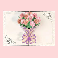 Add Premium - Carnation Bouquet Card